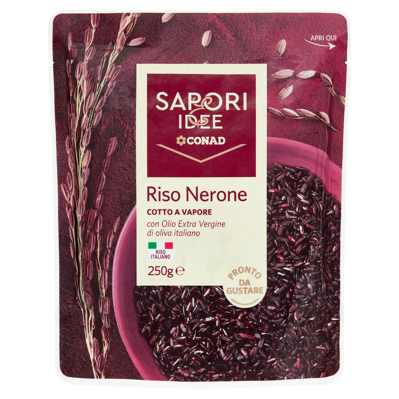 SAPORI & IDEE CONAD Riso Nerone Cotto a Vapore 250 g