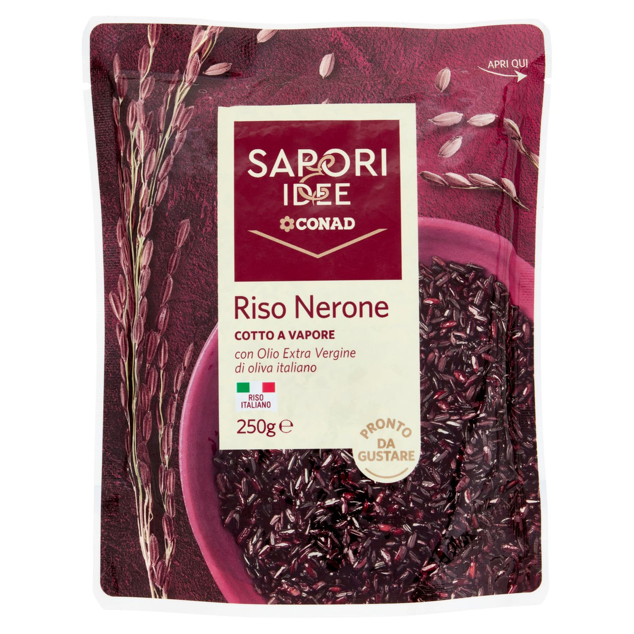 SAPORI & IDEE CONAD Riso Nerone Cotto a Vapore 250 g