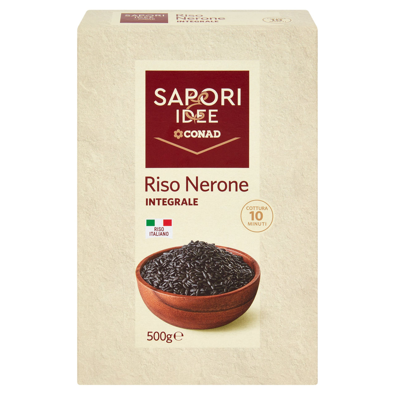 SAPORI & IDEE CONAD Riso Nerone Integrale 500 g