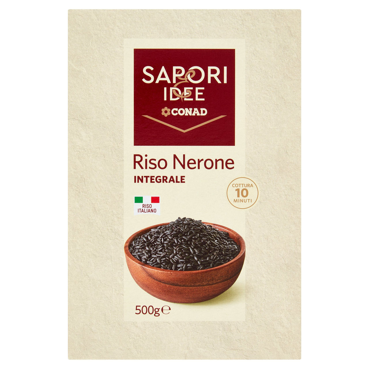 SAPORI & IDEE CONAD Riso Nerone Integrale 500 g