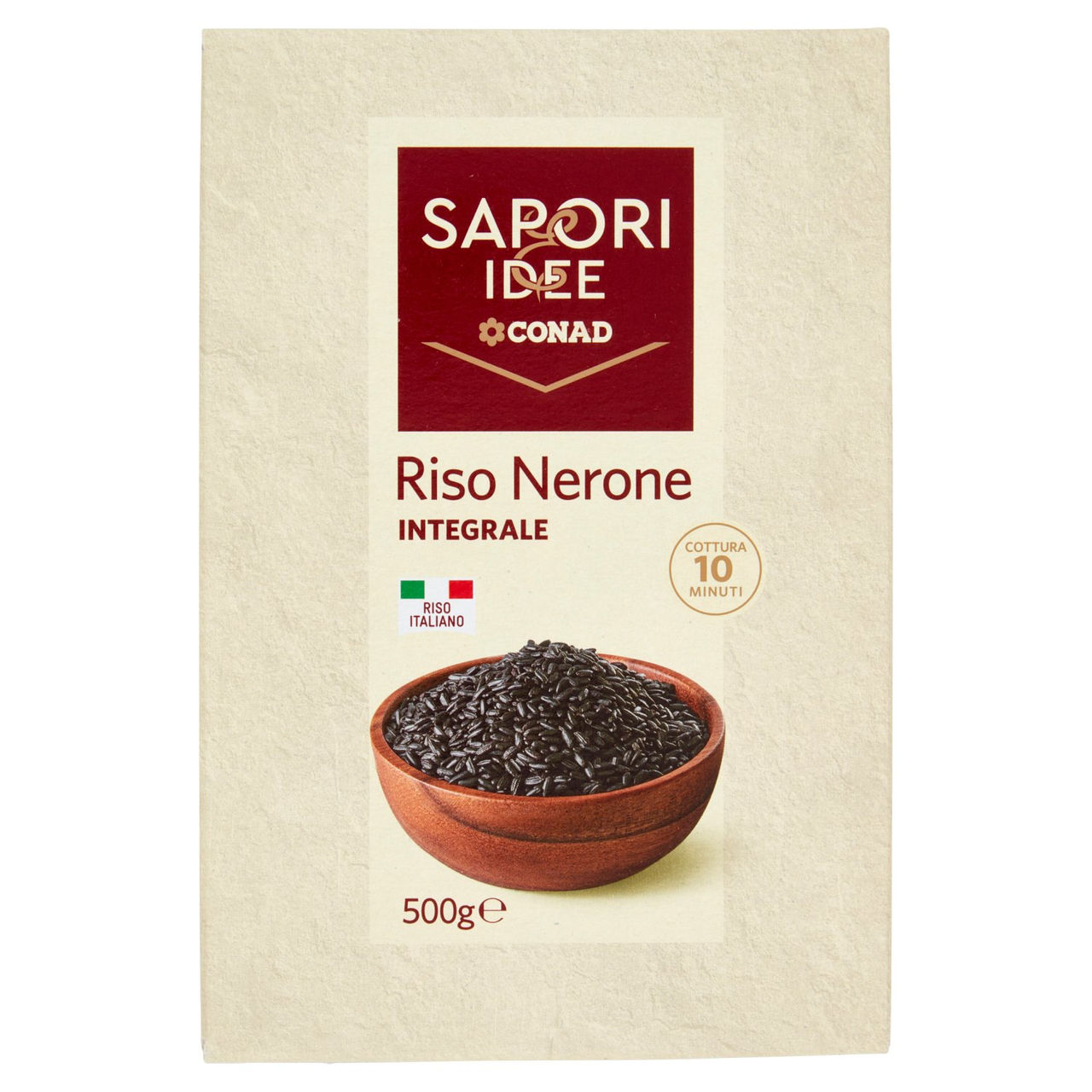 SAPORI & IDEE CONAD Riso Nerone Integrale 500 g