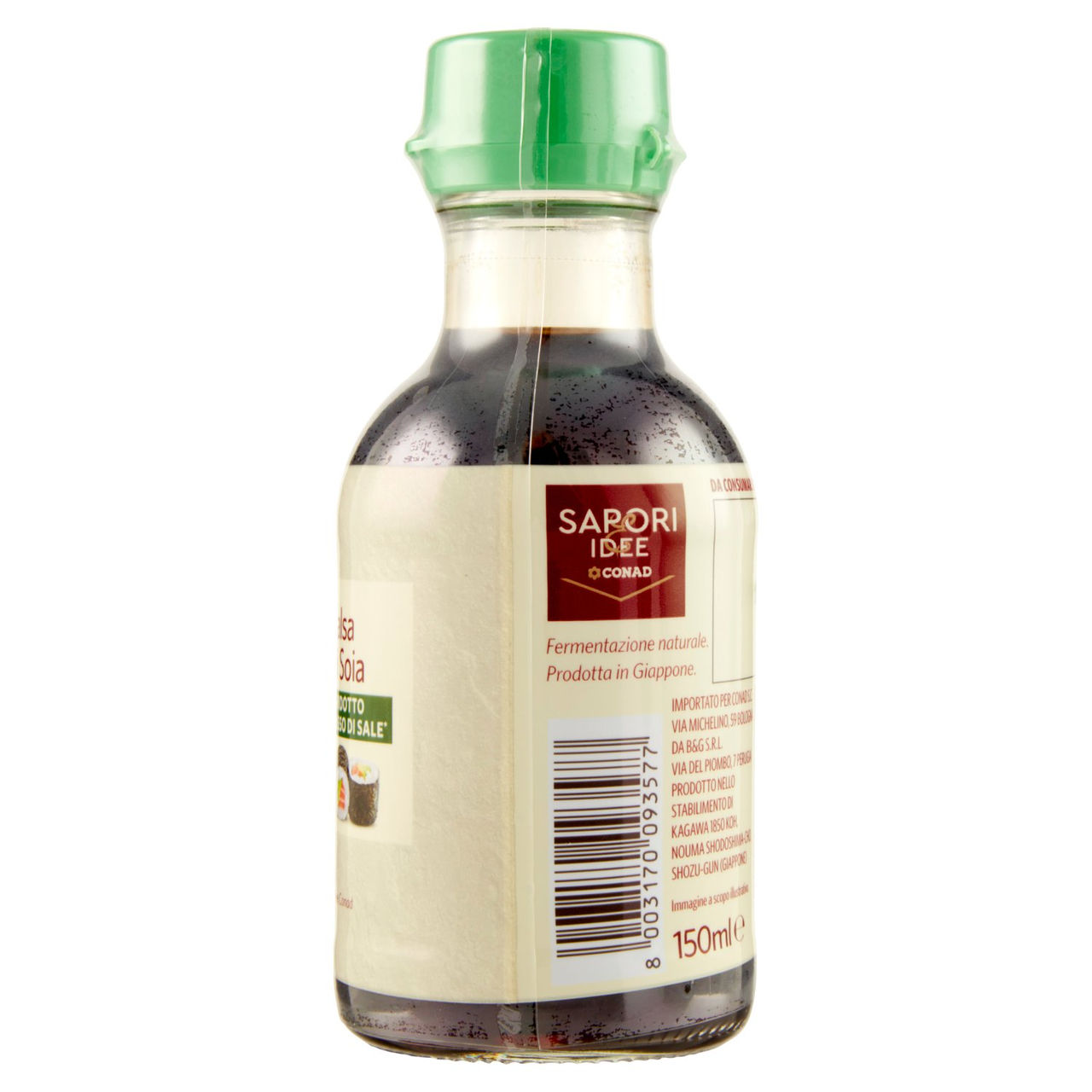 SAPORI & IDEE CONAD Salsa di Soia a Ridotto Tasso di Sale* 150 ml