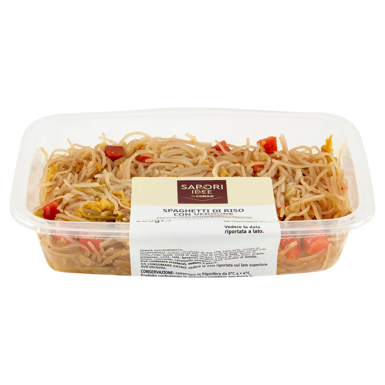 SAPORI & IDEE CONAD Spaghetti di Riso con Verdure 200 g