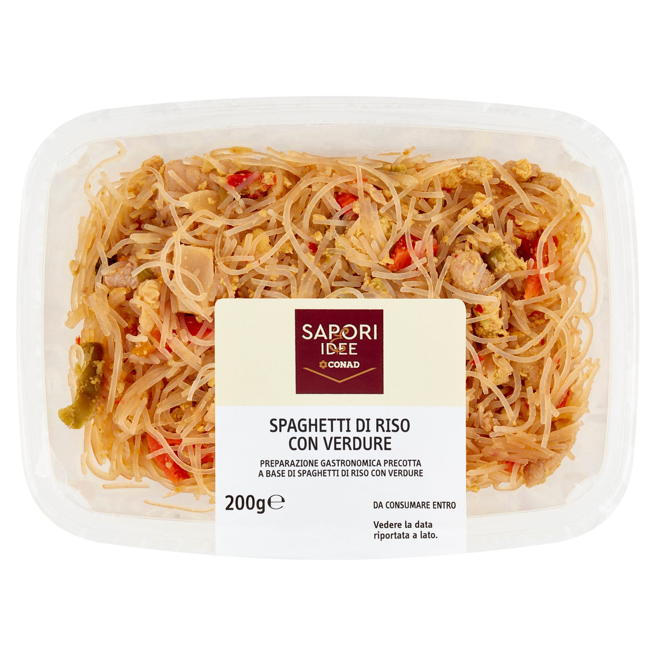 SAPORI & IDEE CONAD Spaghetti di Riso con Verdure 200 g