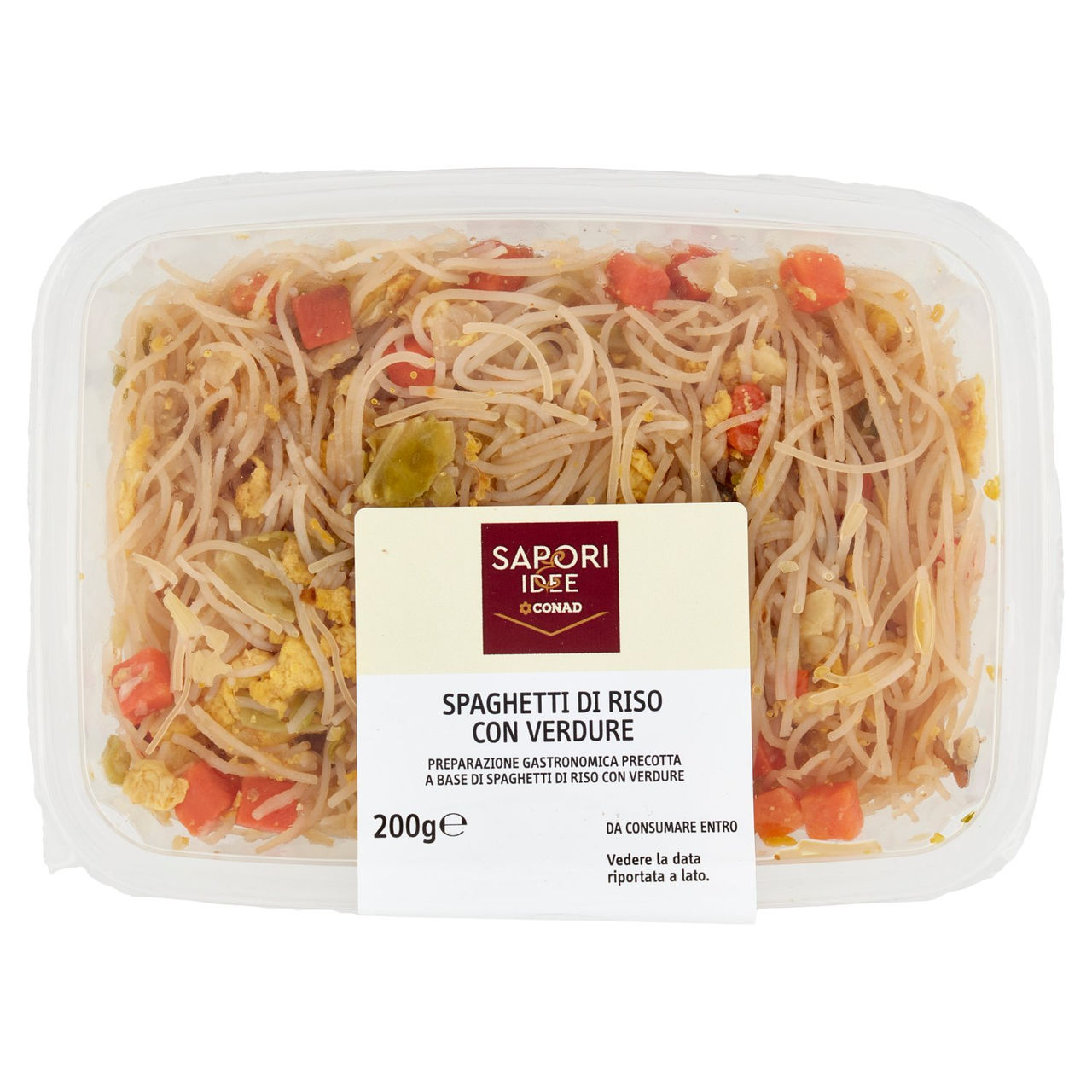 SAPORI & IDEE CONAD Spaghetti di Riso con Verdure 200 g