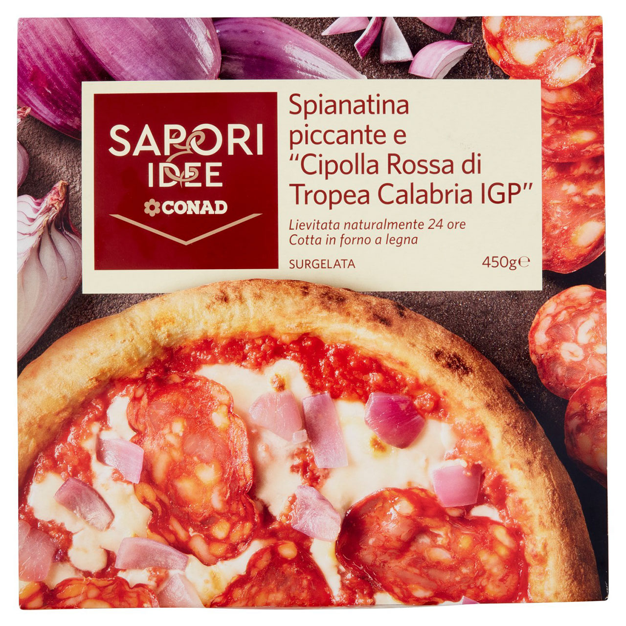 Pizza con cipolla rossa Conad in vendita online