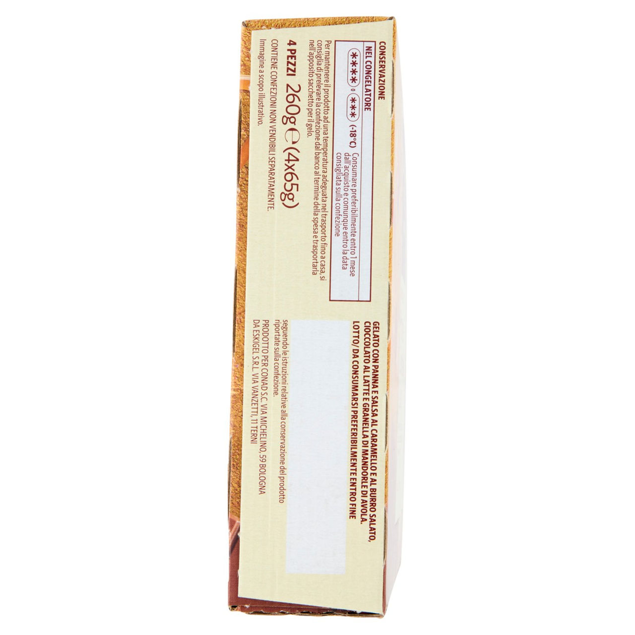 Stecco gelato Panna e Caramello Sapori e Idee