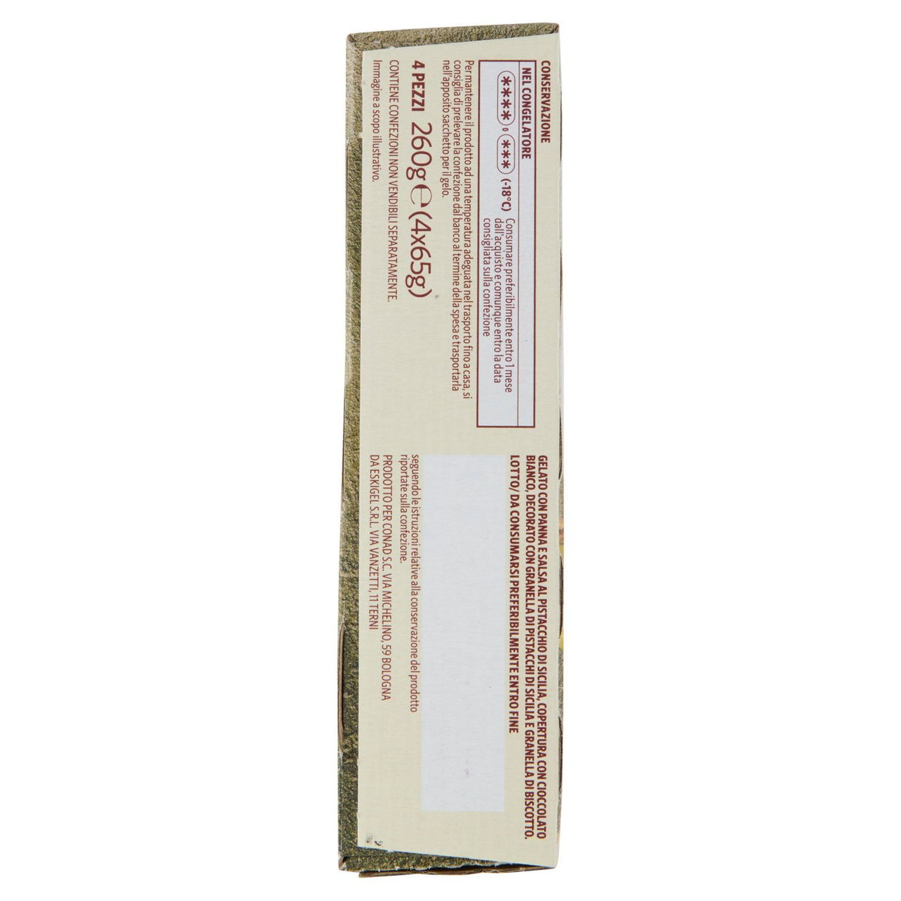 Stecco gelato Panna e Pistacchio Sapori e Idee