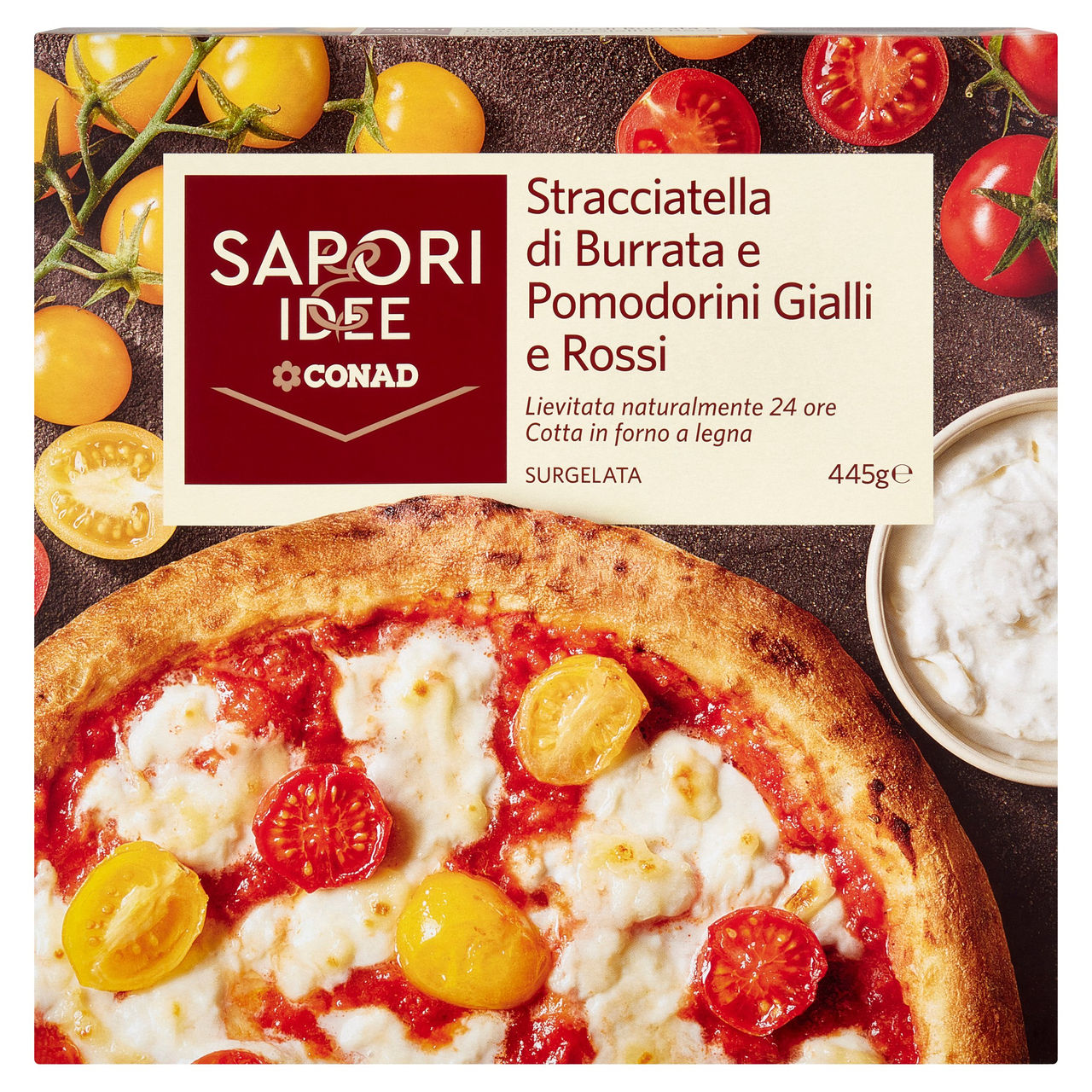 Pizza con stracciatella Conad in vendita online