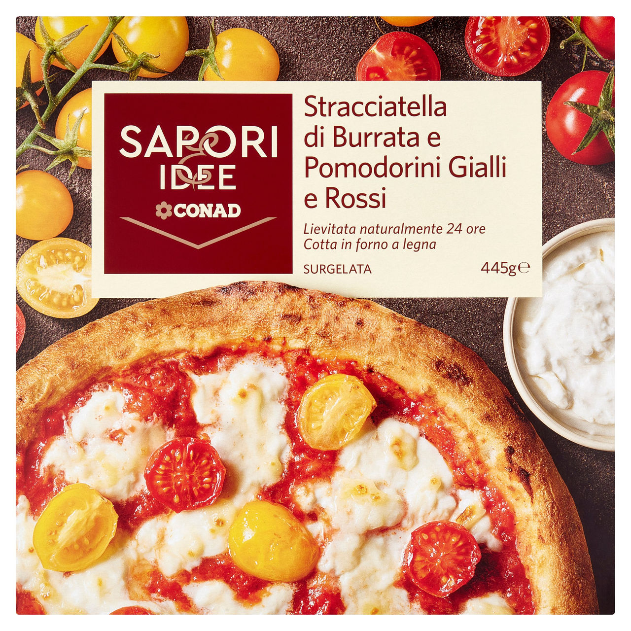 Pizza con stracciatella Conad in vendita online