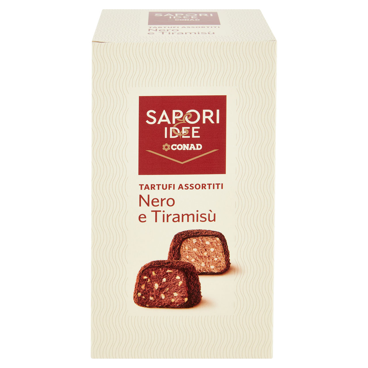 SAPORI & IDEE CONAD Tartufi Assortiti Nero e Tiramisù 150 g