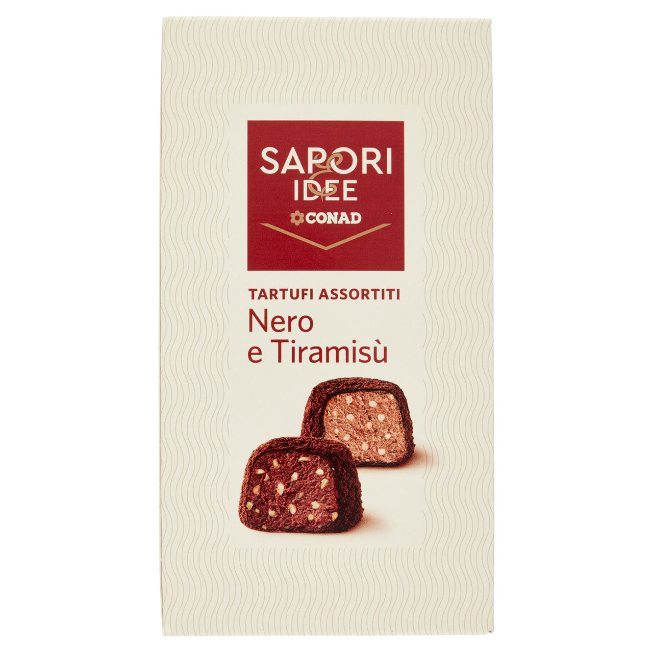 SAPORI & IDEE CONAD Tartufi Assortiti Nero e Tiramisù 150 g