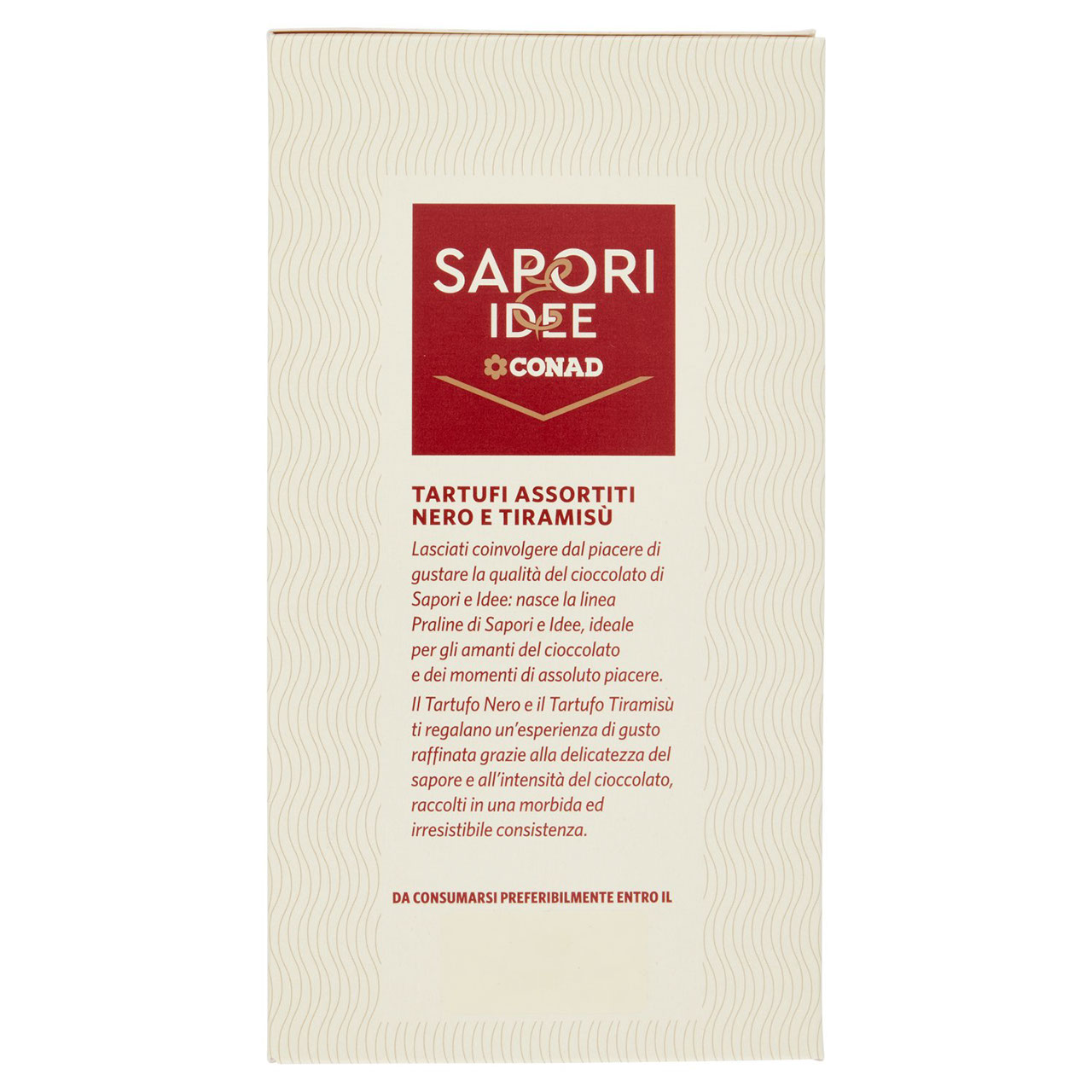 SAPORI & IDEE CONAD Tartufi Assortiti Nero e Tiramisù 150 g