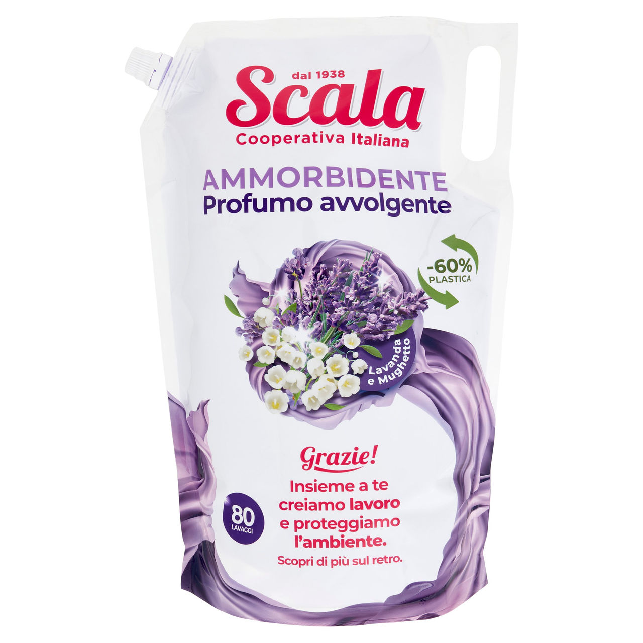 Scala Ammorbidente Lavanda e Mughetto ecoricarica 2 litri