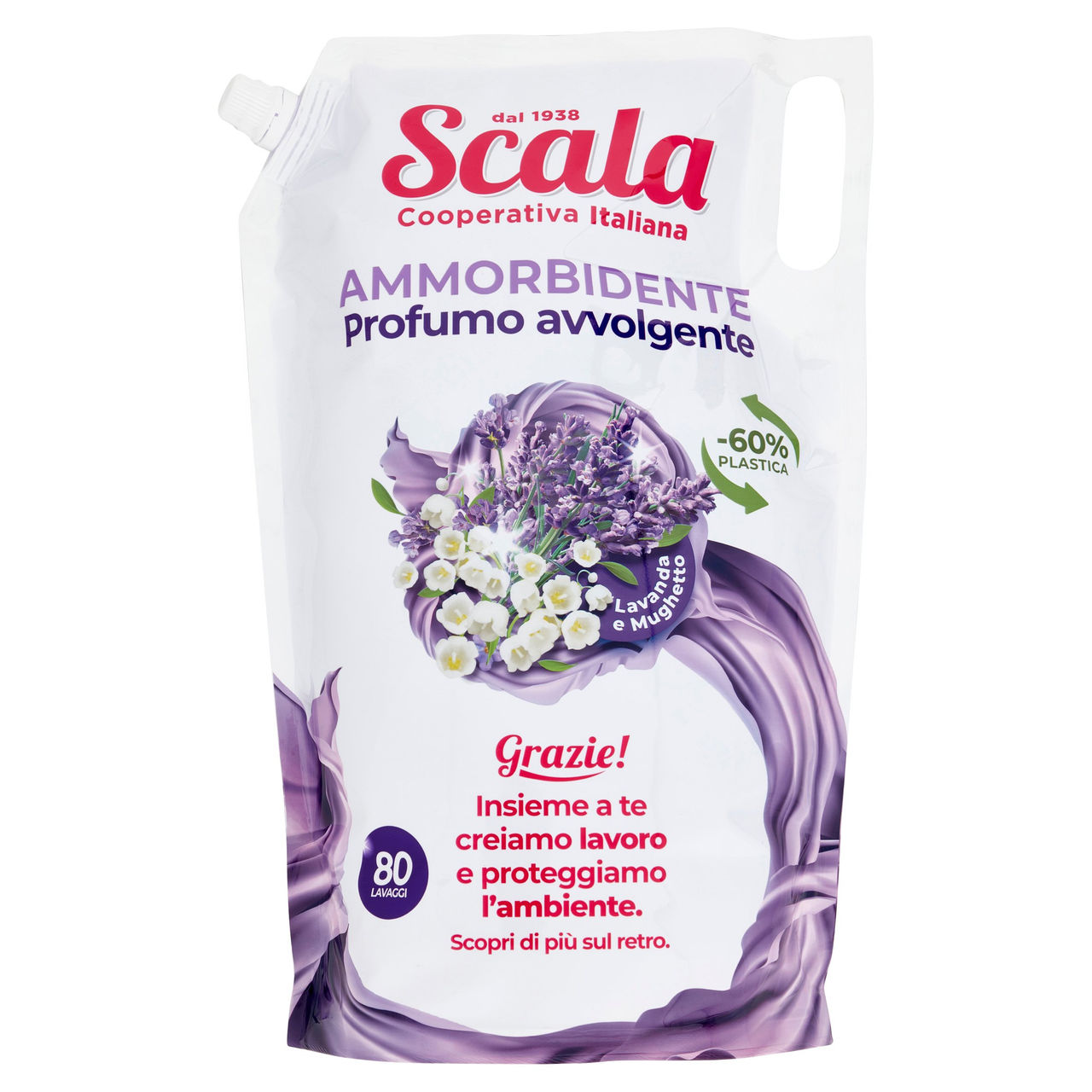 Scala Ammorbidente Lavanda e Mughetto ecoricarica 2 litri