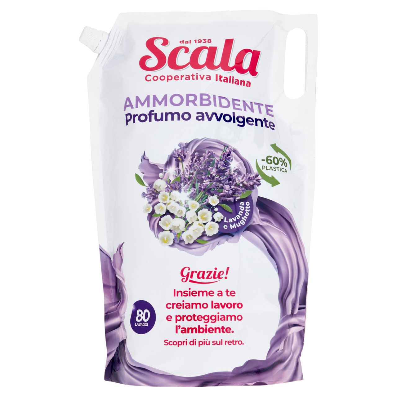 Scala Ammorbidente Lavanda e Mughetto ecoricarica 2 litri