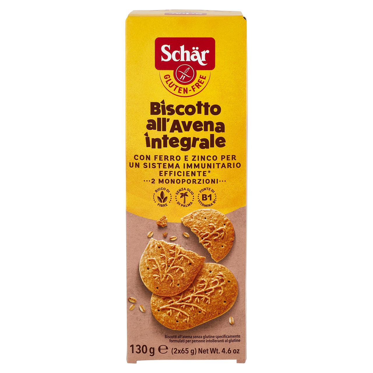 Schär Biscotto all'Avena integrale 2 x 65 g