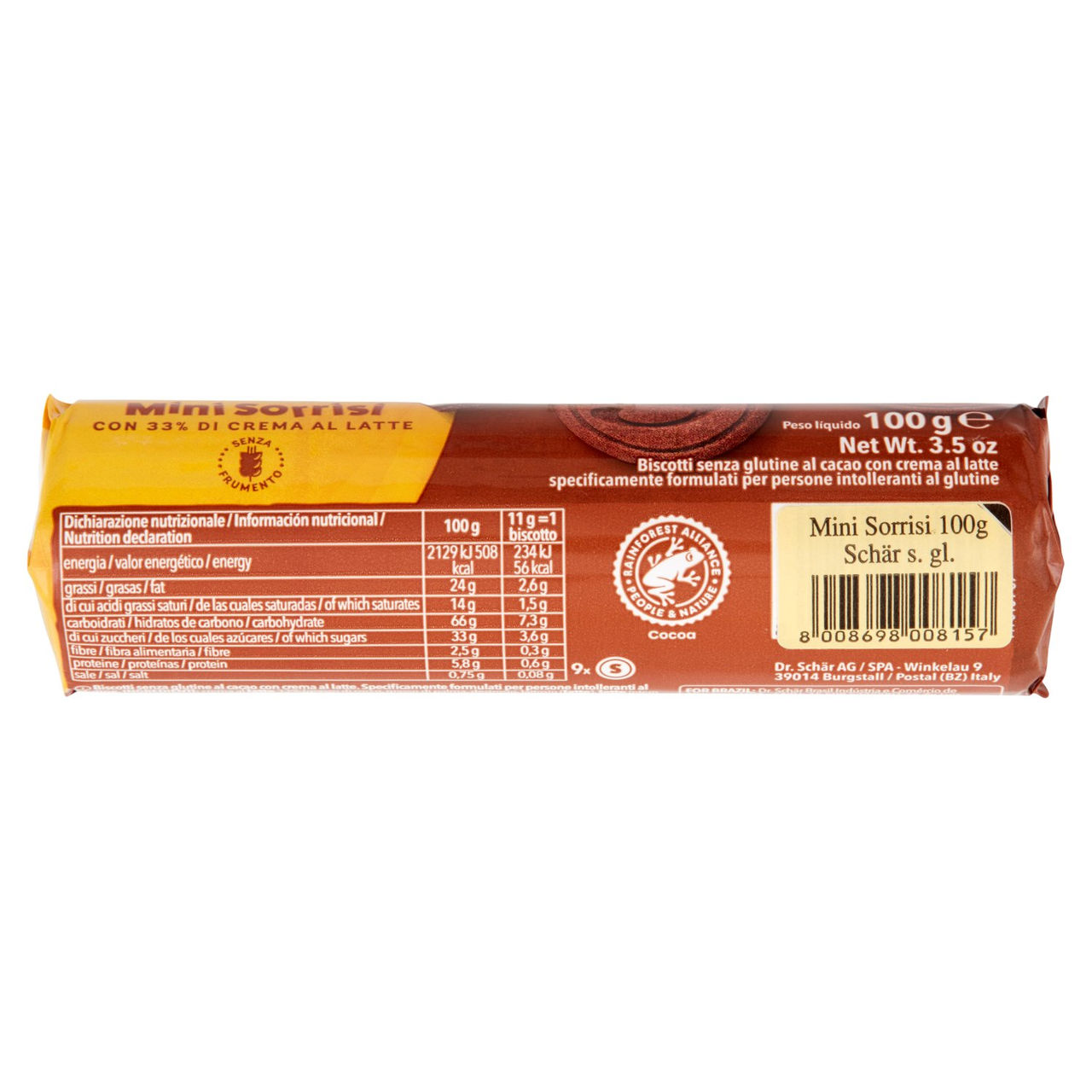 Schär Mini Sorrisi 100 g