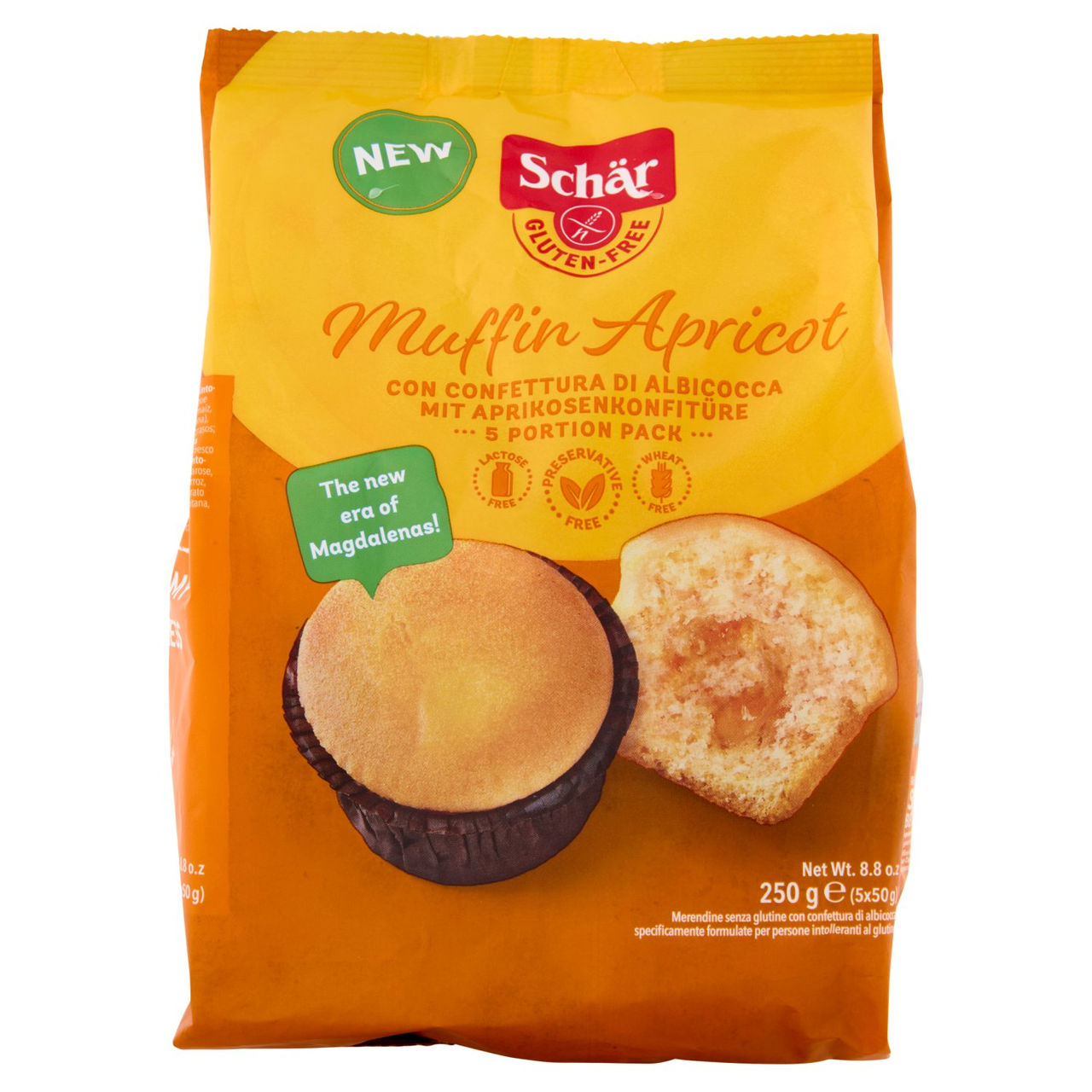 Schär Muffin Apricot 5 x 50 g