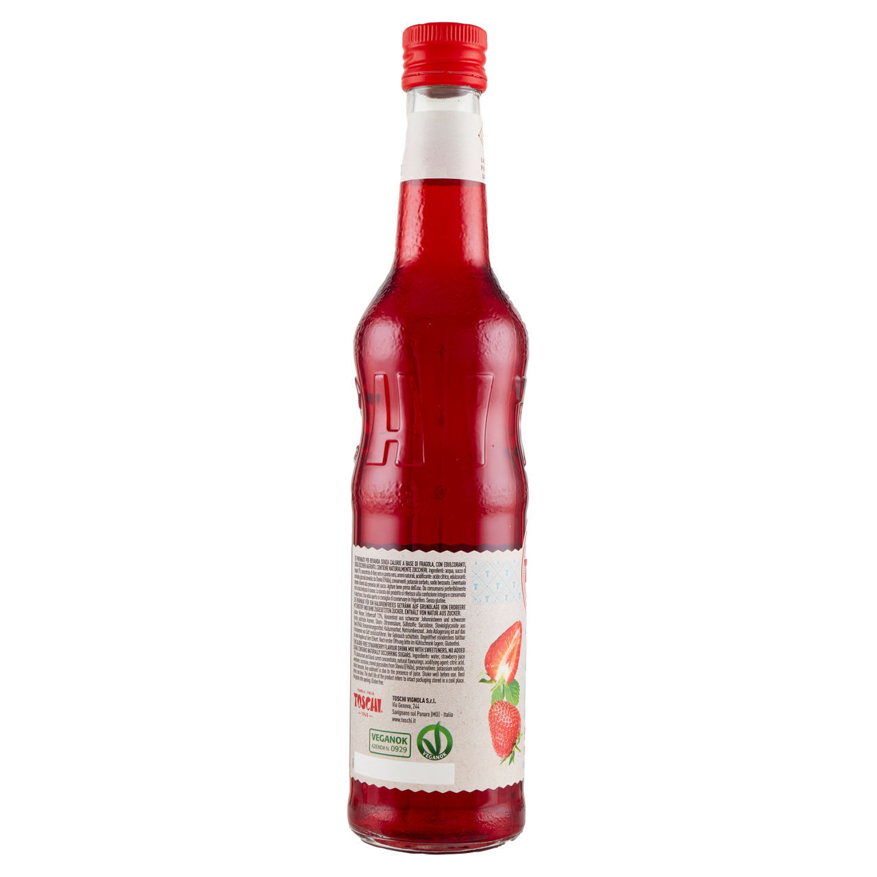 Sciroppo Zero  Toschi fragola 560 ml