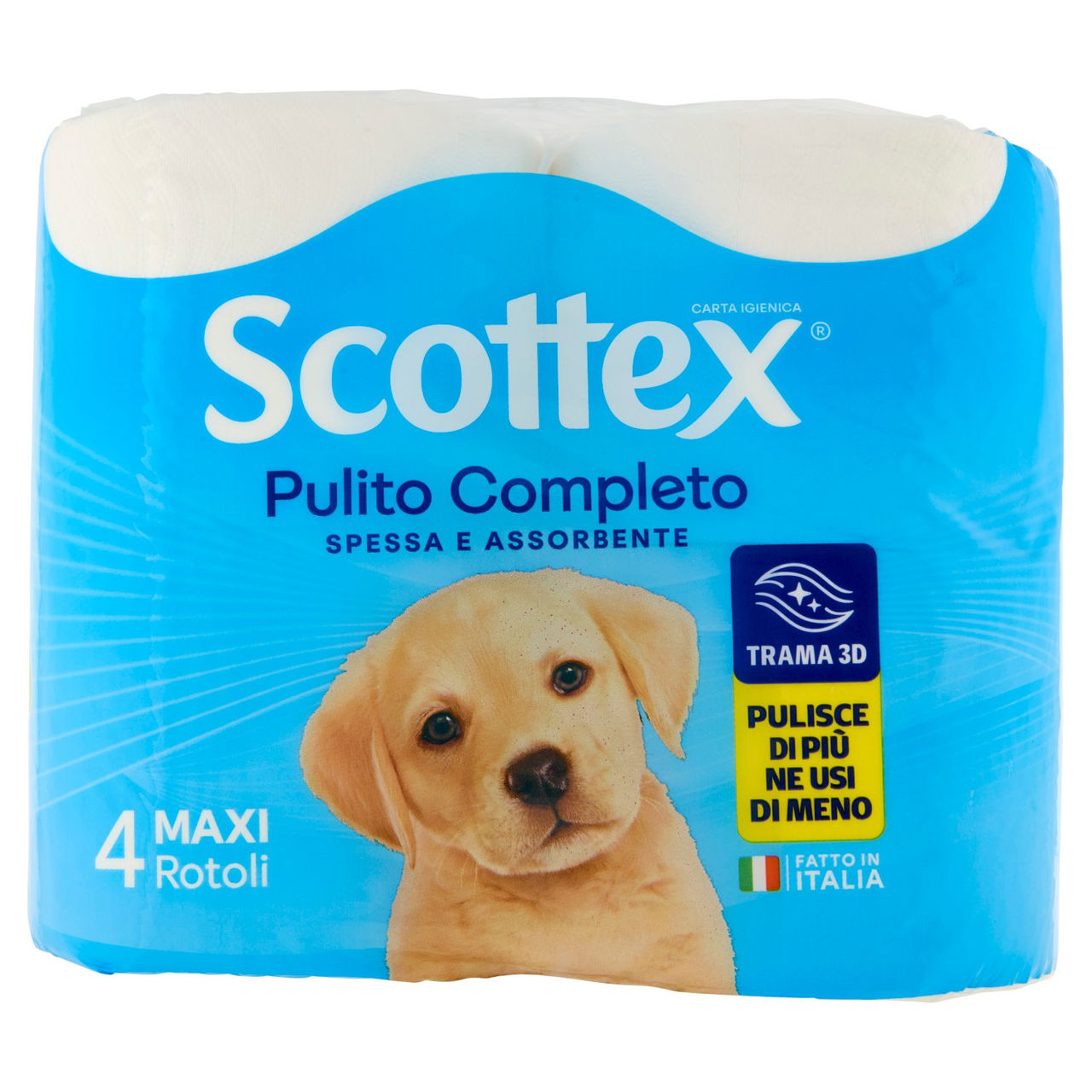 Scottex Pulito Completo Carta Igienica 4 pz