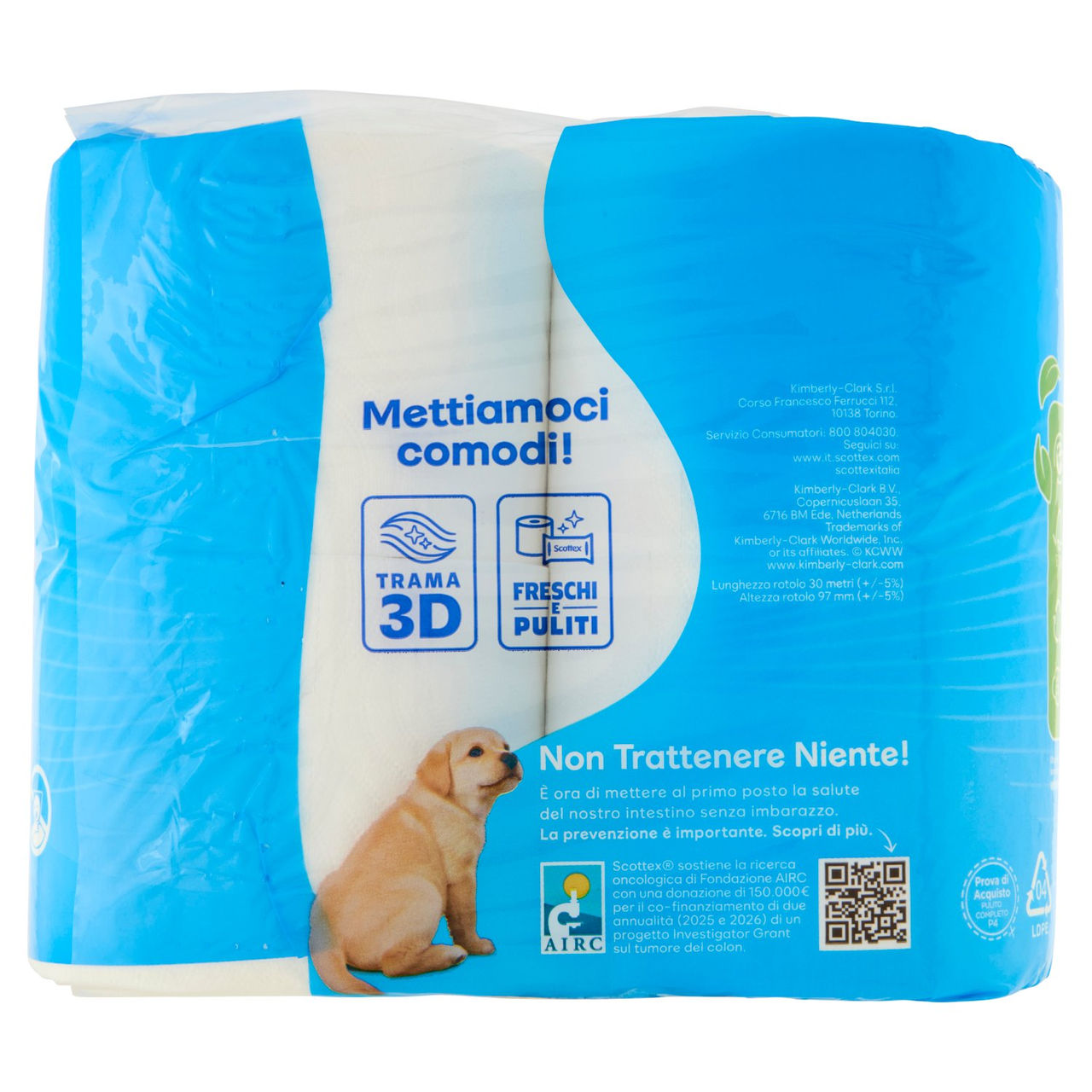 Scottex Pulito Completo Carta Igienica 4 pz