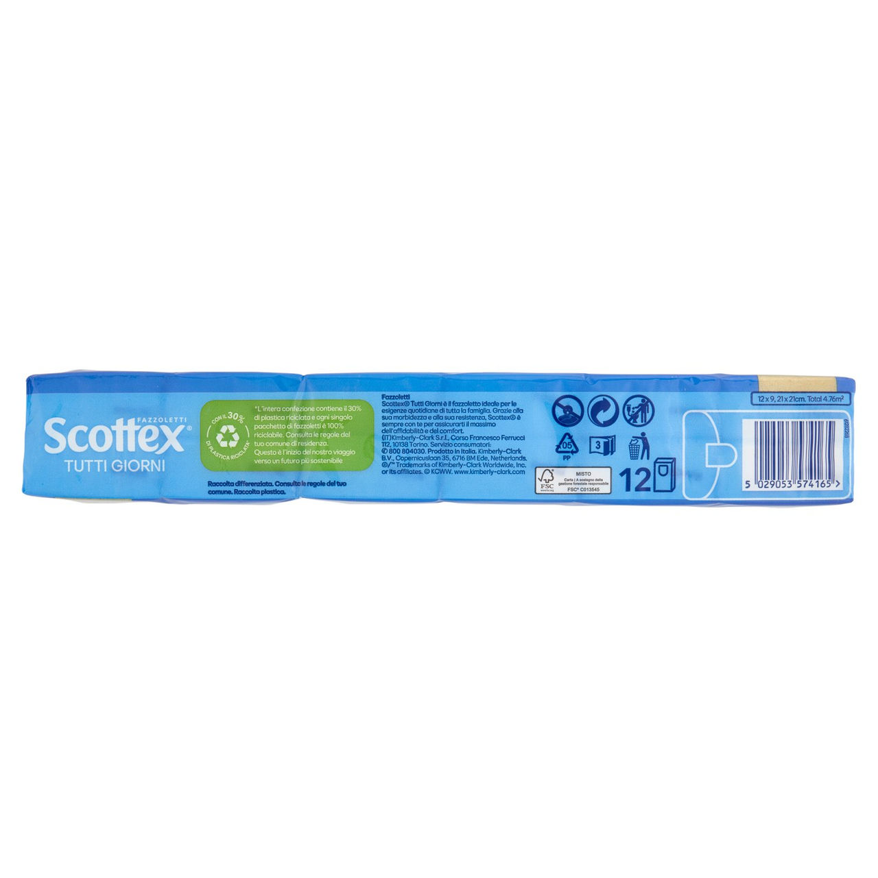 Scottex Tutti Giorni Fazzoletti 12 pz