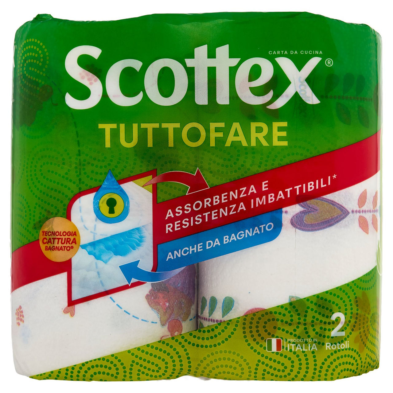 Scottex Tuttofare Carta da Cucina 2 pz