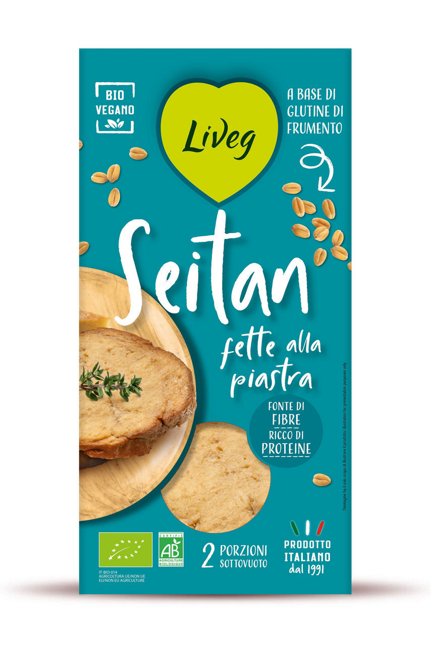 Seitan Liveg fette alla piastra 250 g