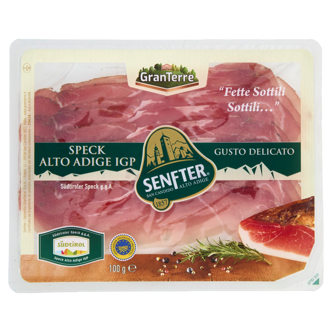 Senfter Speck Alto Adige IGP 100 g