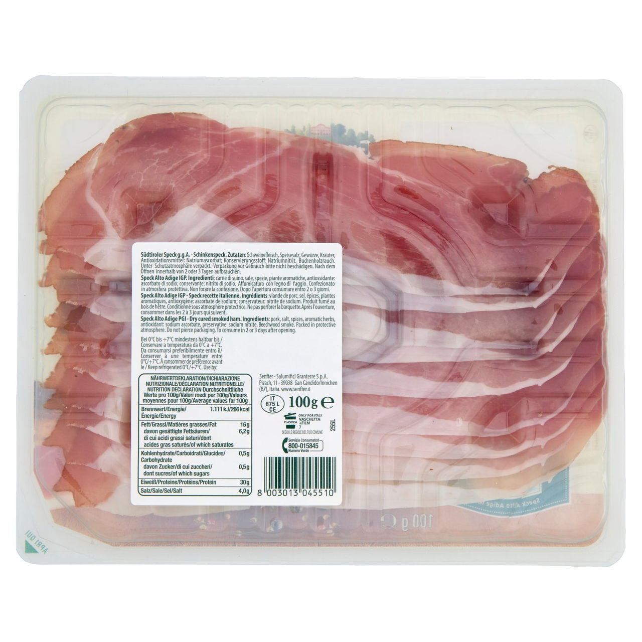 Senfter Speck Alto Adige IGP 100 g
