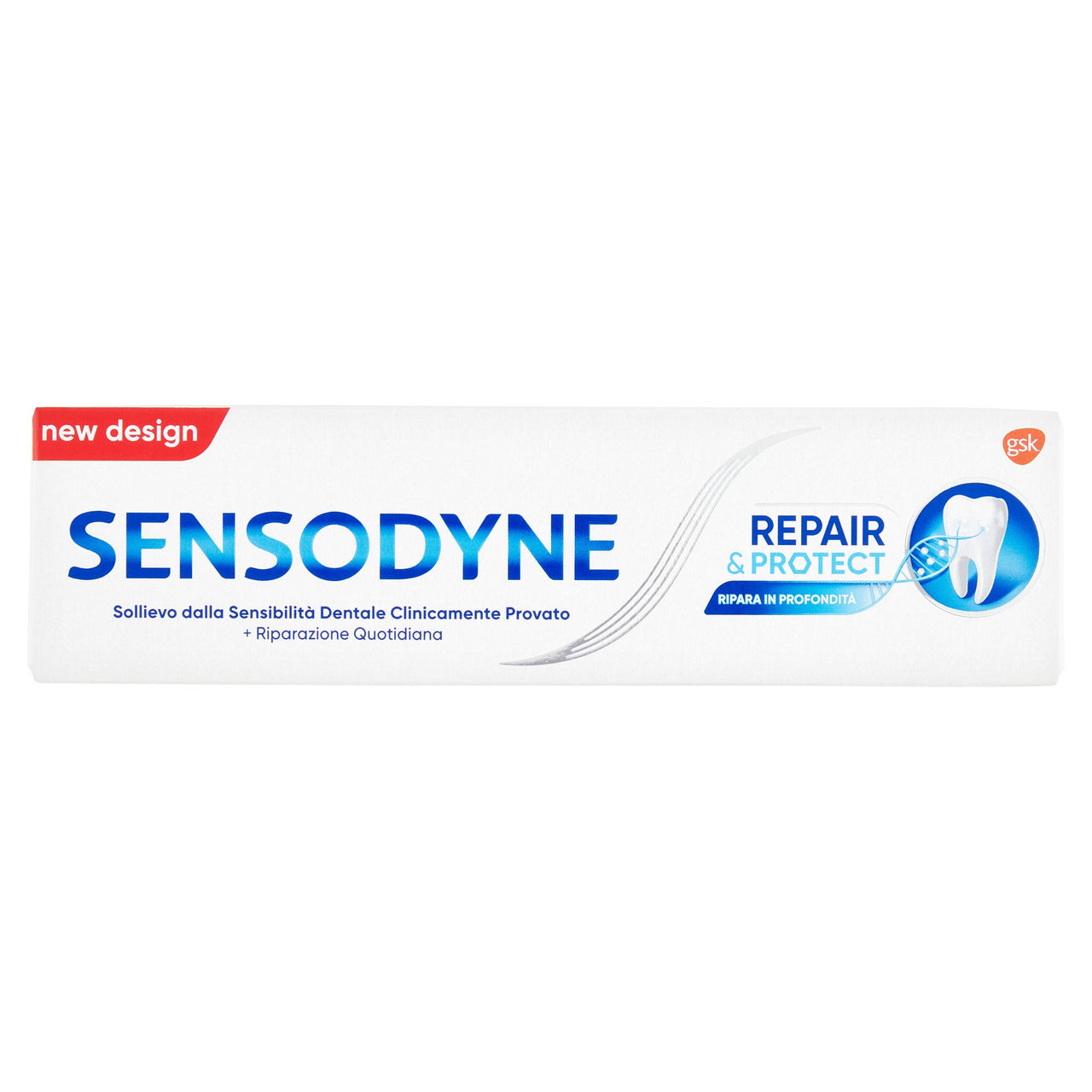Sensodyne Repair & Protect dentifricio a base di calcio igiene dentale per denti sensibili 75 ml