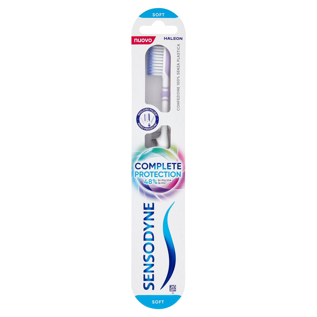 Sensodyne Spazzolino Complete Protection  per Denti Sensibili, Testina Piccola, Soft