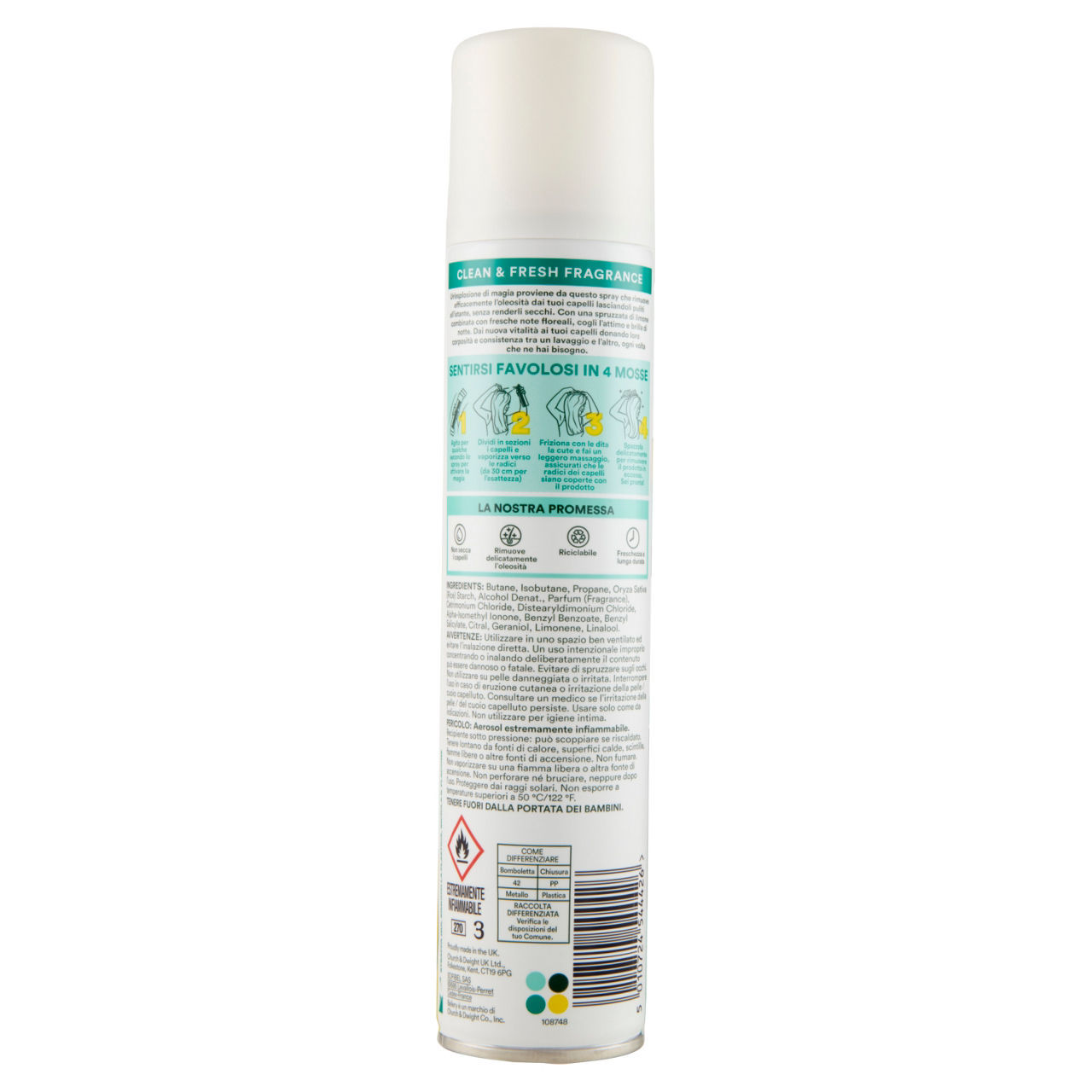 Shampoo secco Bellery original 200 ml