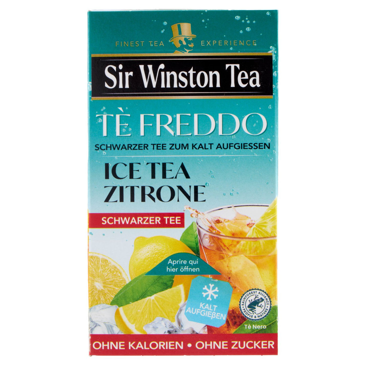 Sir Winston Tea Tè Freddo Ice Tea Limone 18 x 2,5 g
