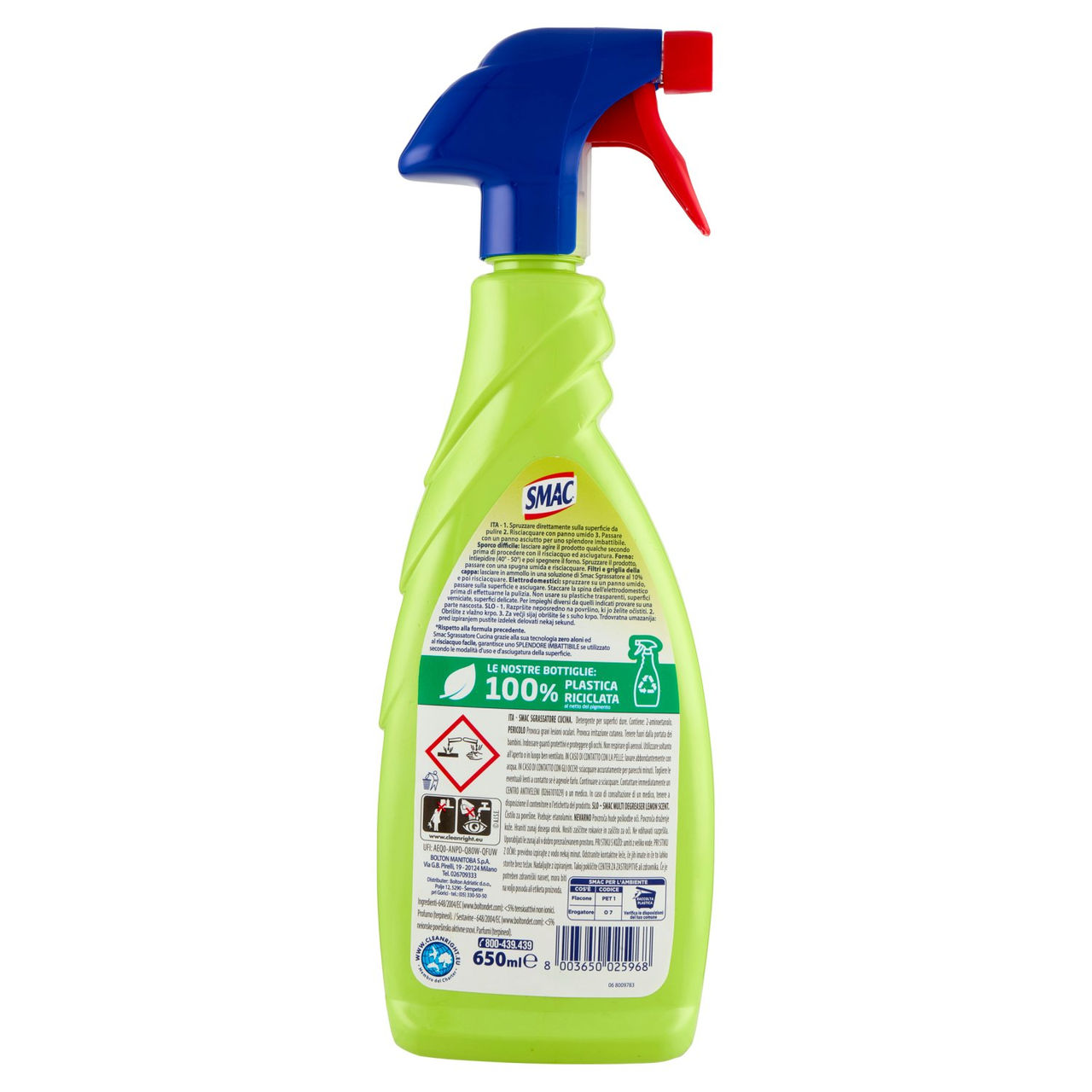 Smac Sgrassatore cucina 650 ml