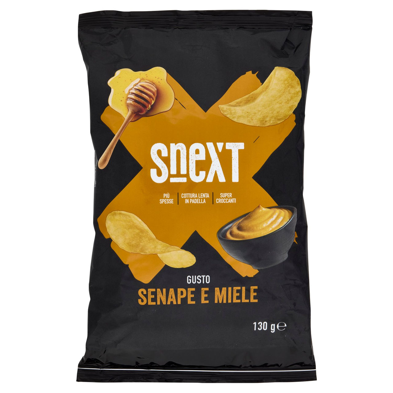 Snext Patatine Gusto Senape e Miele 130 g