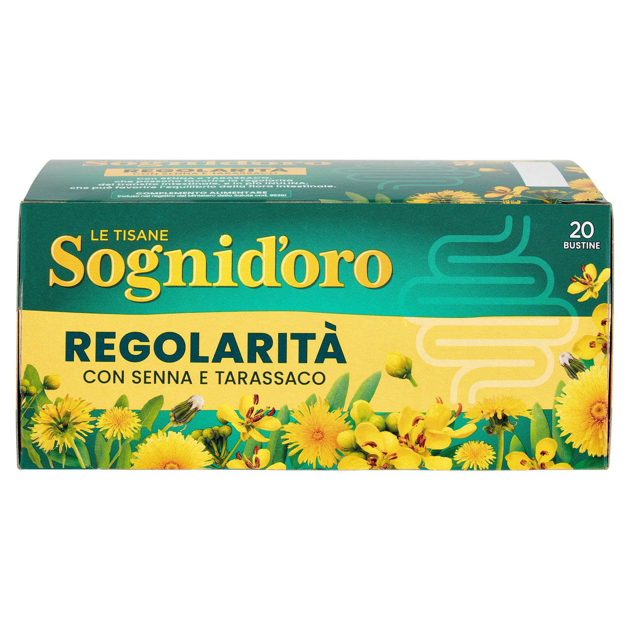 Sognid'oro le Tisane Regolarità con Senna e Tarassaco bustine 20 x 2 g