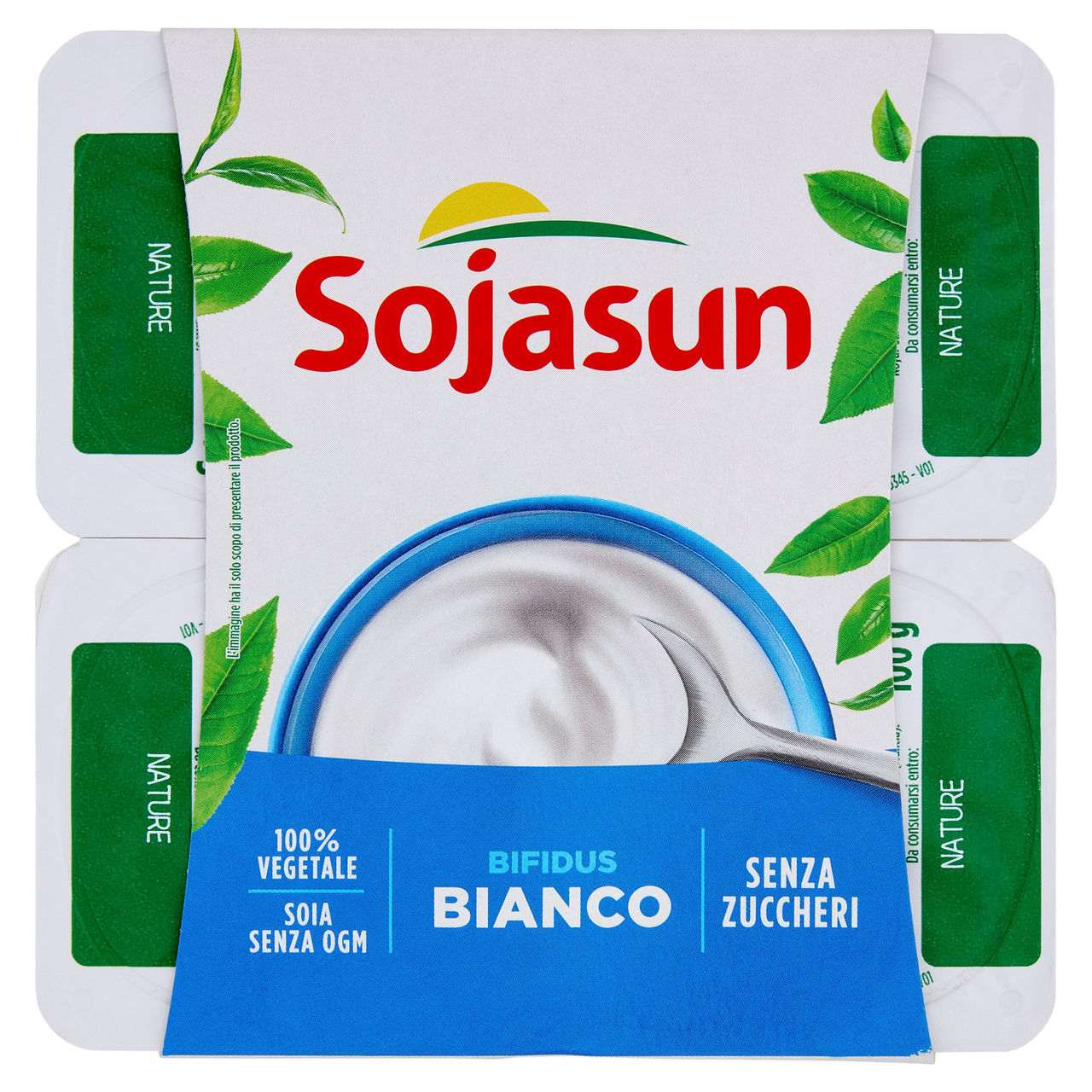 Sojasun Bifidus Bianco 4 x 100 g