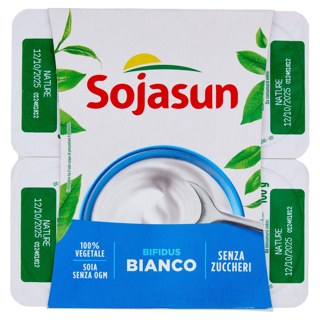 Sojasun Bifidus Bianco 4 x 100 g
