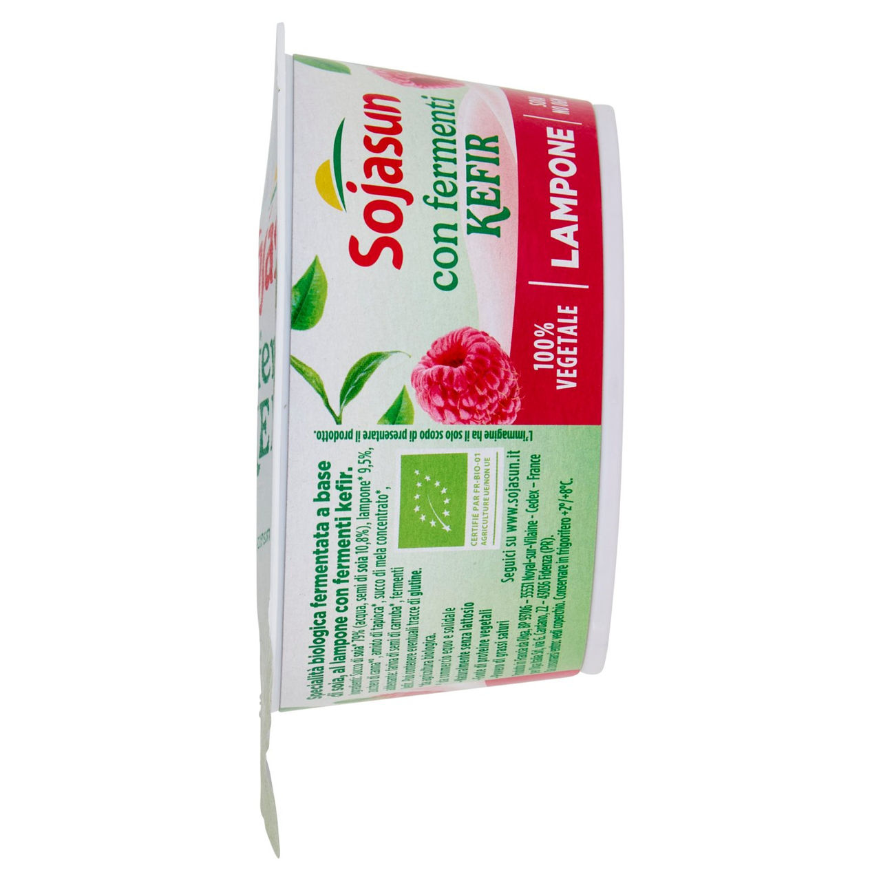 Sojasun con fermenti Kefir Lampone 140 g