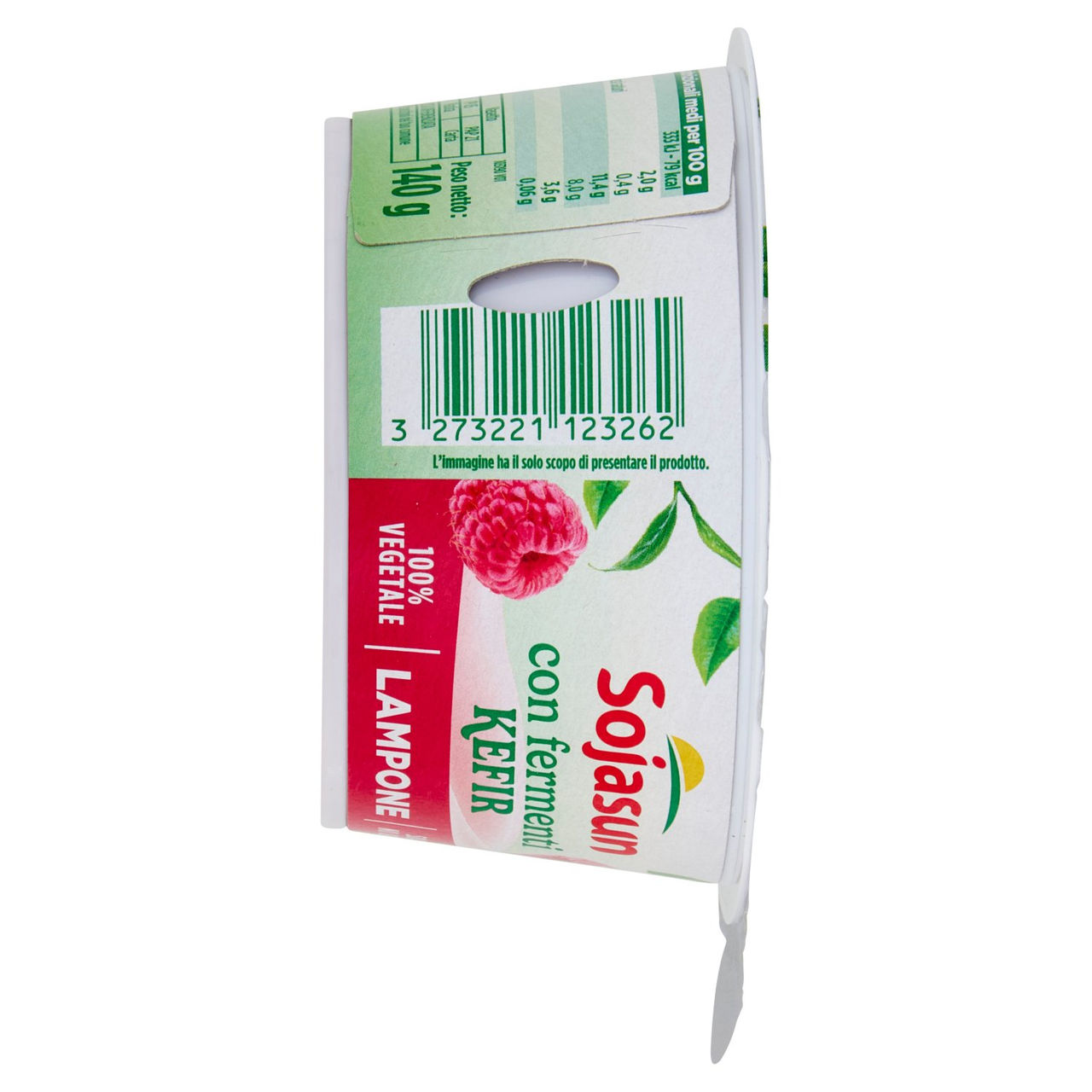 Sojasun con fermenti Kefir Lampone 140 g