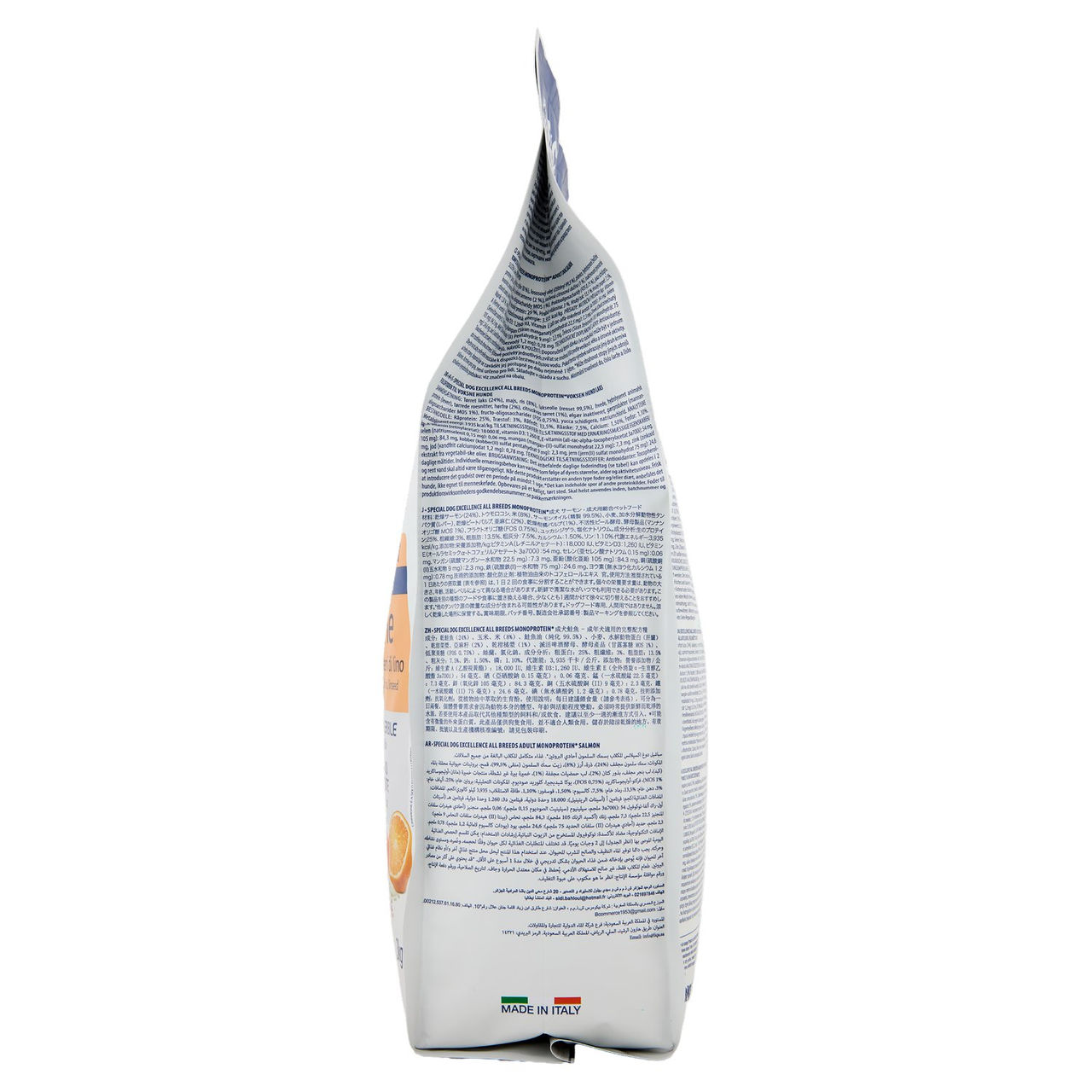 Special Dog Excellence All Breeds Adult Monoprotein Salmone con riso, agrumi, semi di lino 3 kg