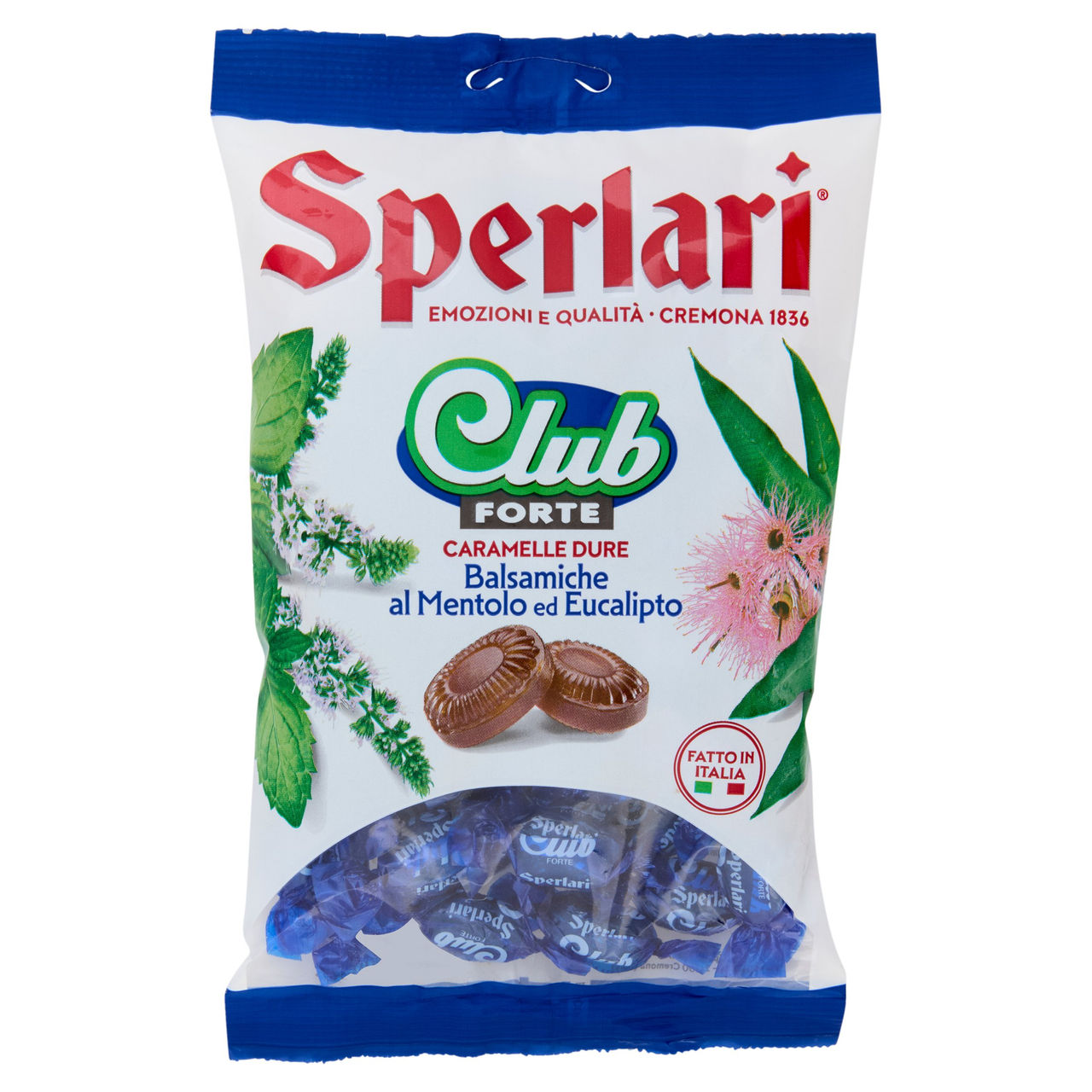 Sperlari Club Forte Caramelle Dure Balsamiche al Mentolo ed Eucalipto 200 g