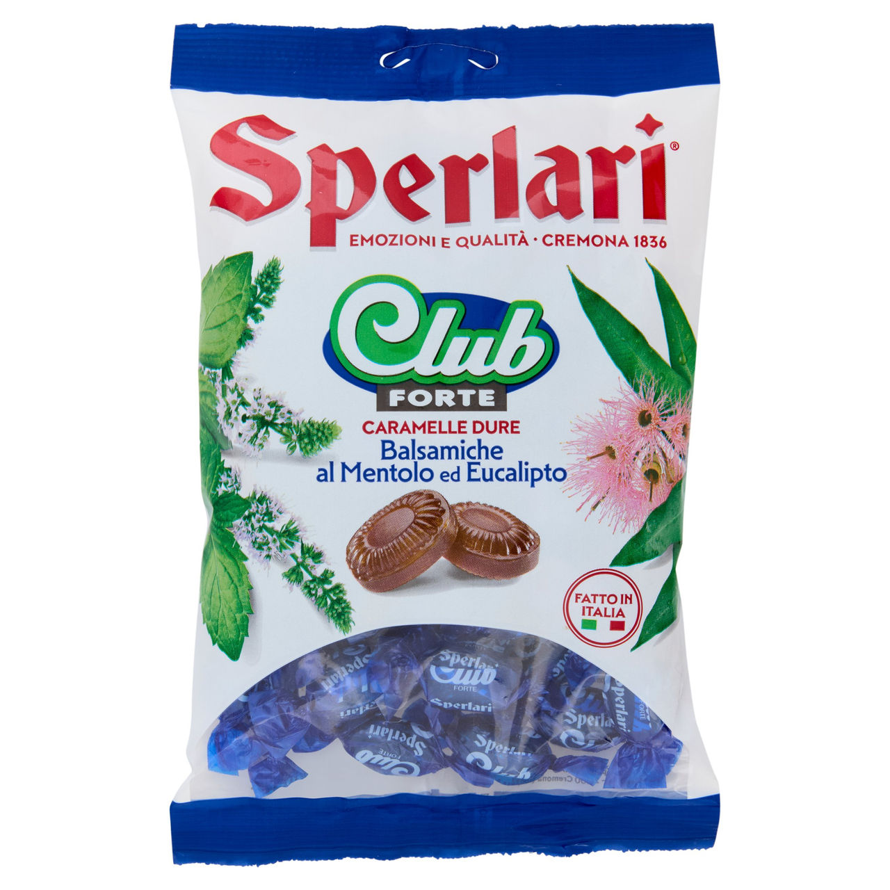 Sperlari Club Forte Caramelle Dure Balsamiche al Mentolo ed Eucalipto 200 g