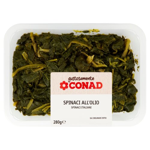 Spinaci all'Olio 280 g Gustosamente Conad
