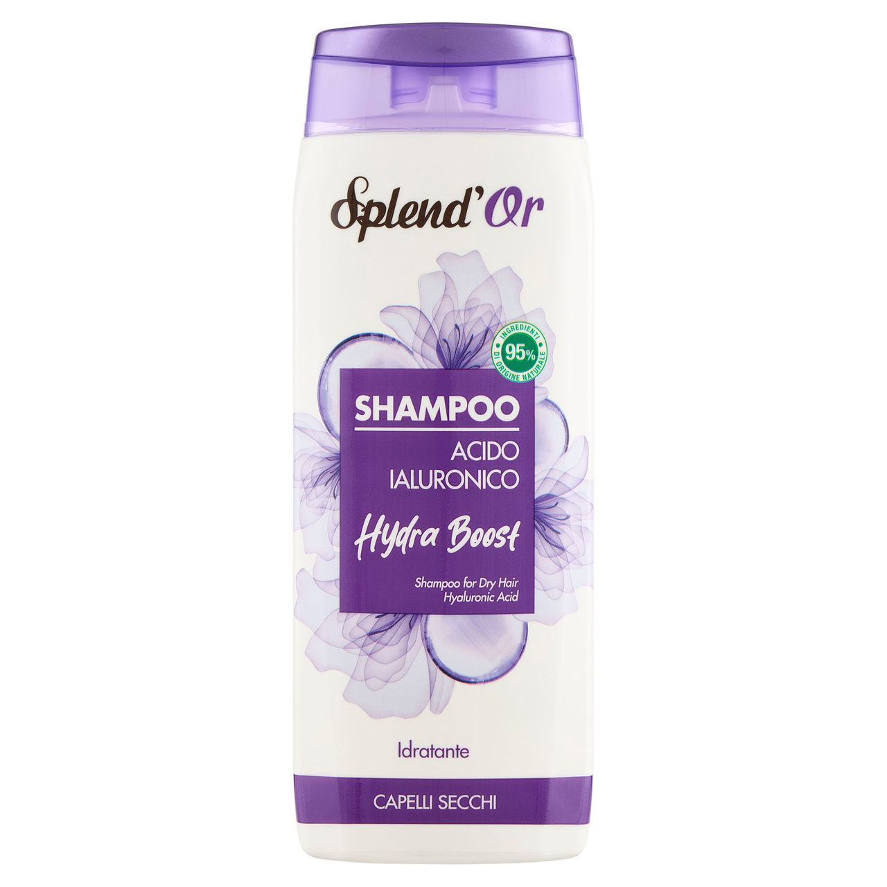 Splend'Or Shampoo Acido Ialuronico Hydra Boost Idratante 300 mL