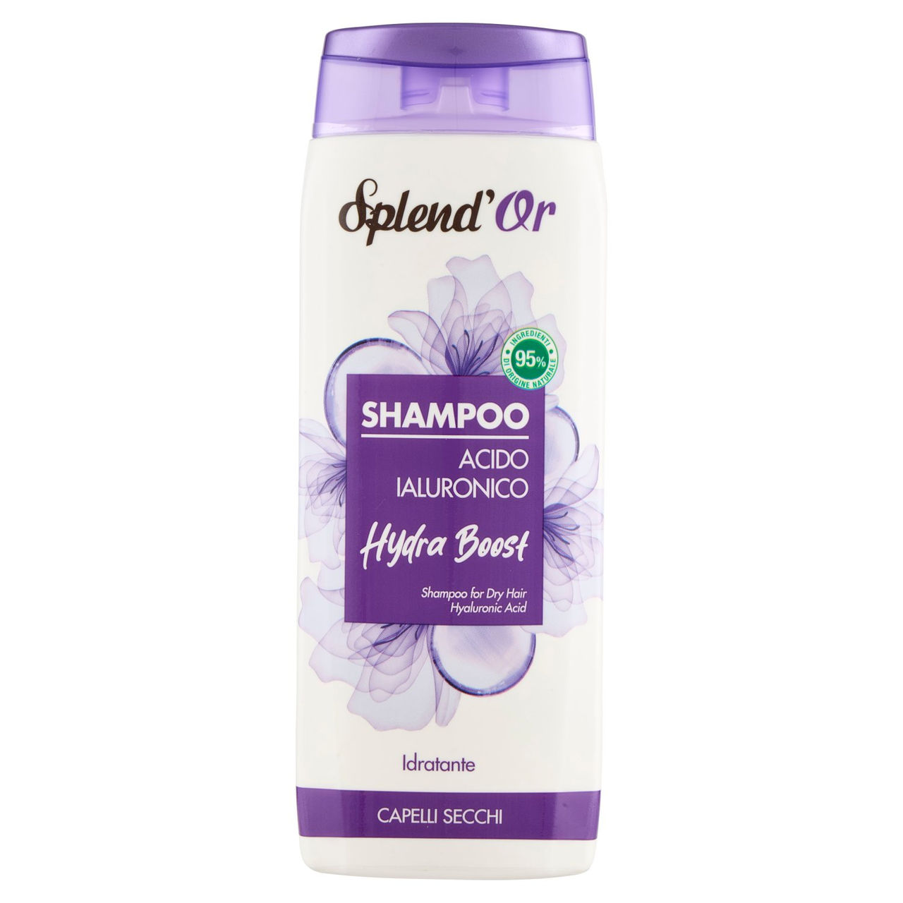 Splend'Or Shampoo Acido Ialuronico Hydra Boost Idratante 300 mL
