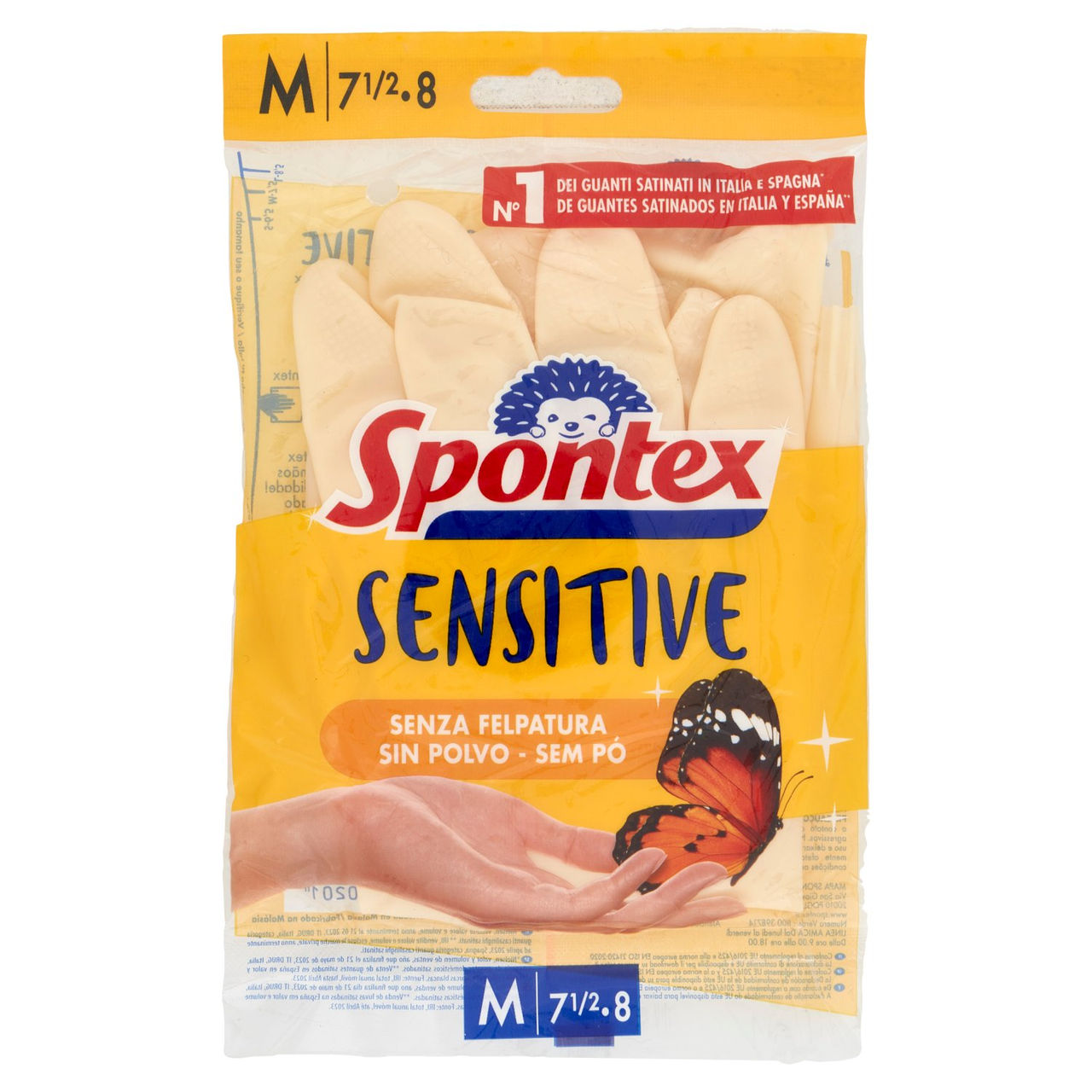 Spontex Guanti Casalinghi Sensitive Taglia M