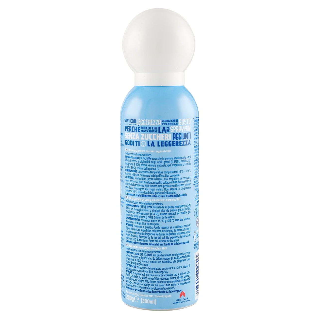 Spray Pan la Panna Zero Zuccheri Aggiunti 200 g